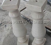 stone baluster, stone balustrade