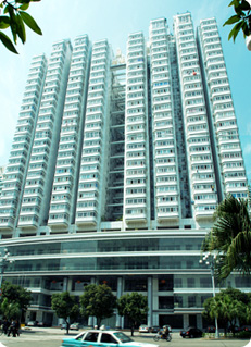 china stone, Office building,downtown of Fuzhou city