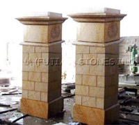 stone pedestals, granite pedestals