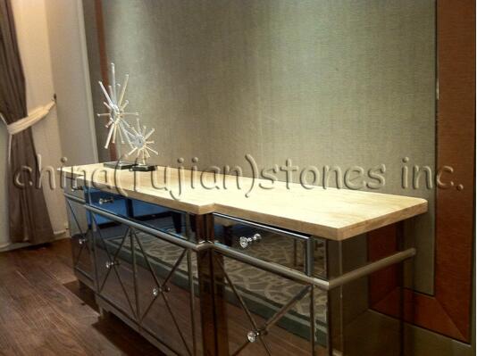 stone table, terrazzo table