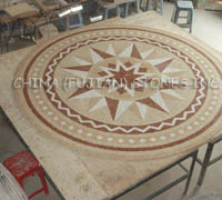 China waterjet, waterjet medallions, waterjet cutting stone